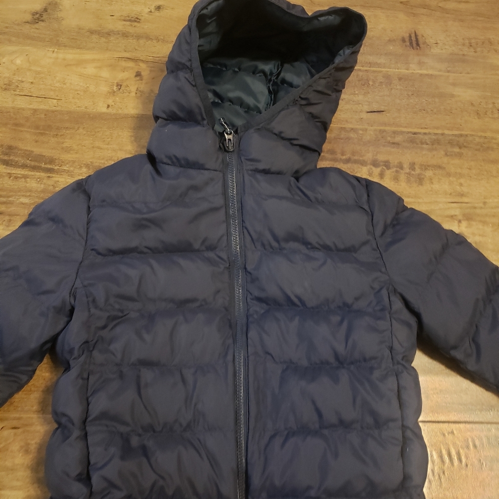 Uniqlo navy jacket toddler size 3/4